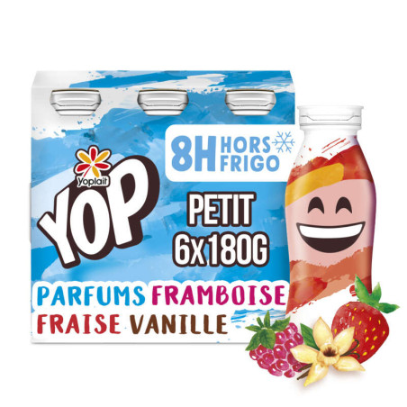 Yoplait Ptit Yop Panache Yaourt à Boire 6x180g