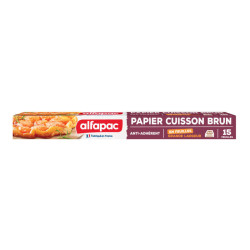 Alfapac Papier Cuisson Naturel en Feuilles x15 Feuilles