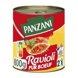 Panzani Ravioli pur bœuf 800g