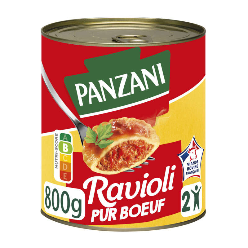 Panzani Ravioli pur bœuf 800g