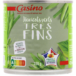 Casino Haricots verts très fins - 220g