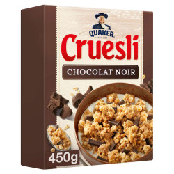 Quaker Cruesli Céréales Chocolat Noir 450g
