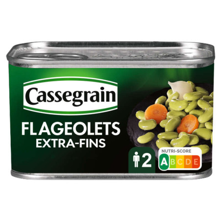 Cassegrain Flageolets Préparés Extra-Fins 265g