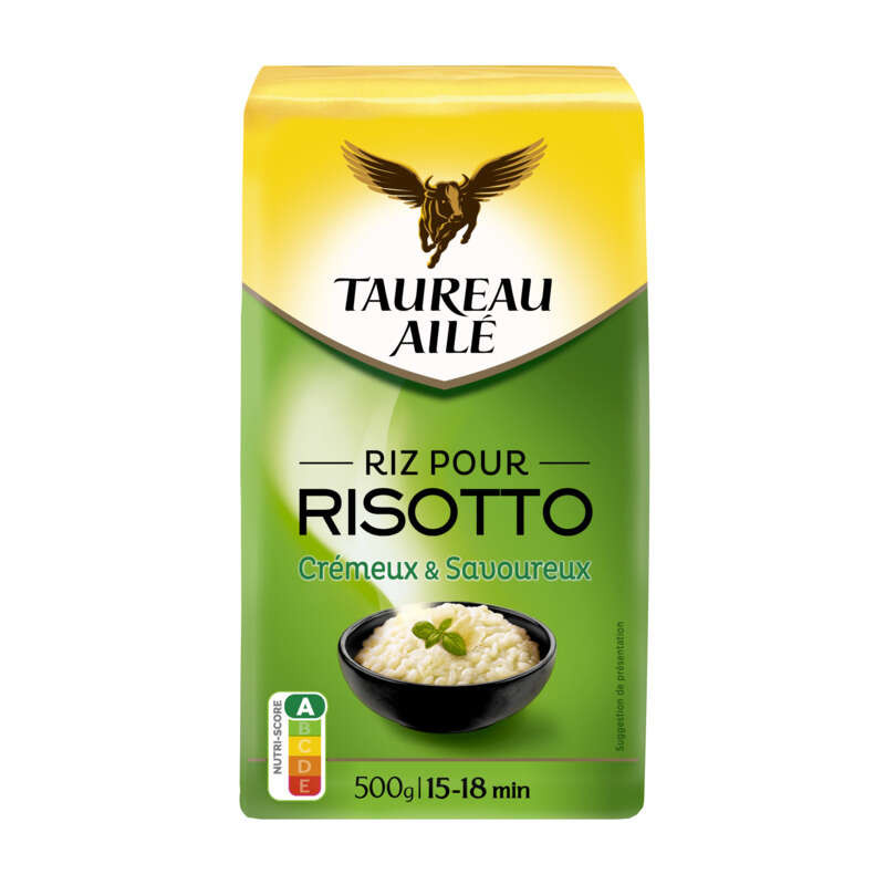 Taureau Ailé Riz pour Risotto crémeux & Savoureux 500 g
