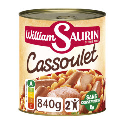 William Saurin Le cassoulet mitonné 840g
