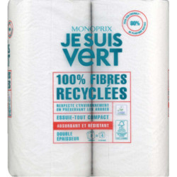 Monoprix Je Suis Vert Essuie-Tout Compact x2