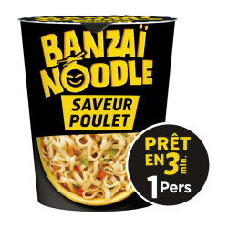 Banzai Noodle Saveur Poulet 67g
