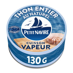 Petit Navire Thon Vapeur Nature 130g