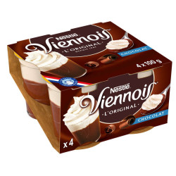 Viennois Liégeois chocolat 4x100g