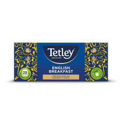 Tetley Thé Noir English Breakfast x 25 Sachets 50g