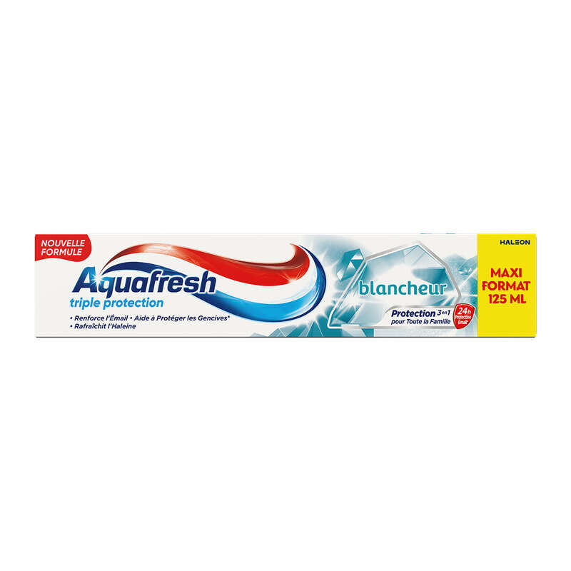 Aquafresh Dentifrice Triple Protection Blancheur 125ml