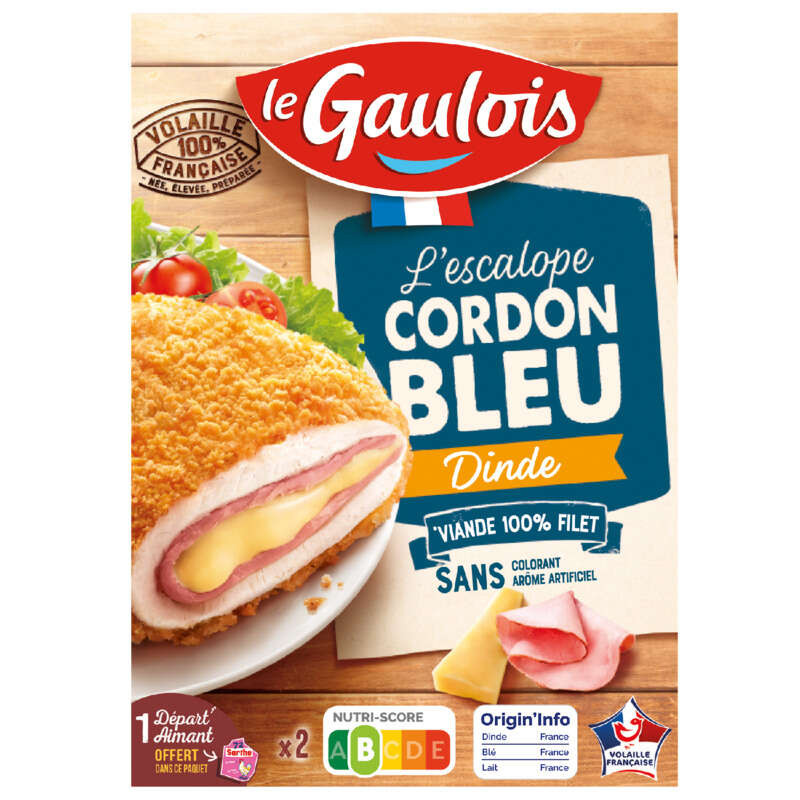 Le Gaulois Cordon Bleu De Dinde x2 200g