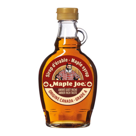 Maple Joe Sirop d'Erable Bouteille Verre 250g
