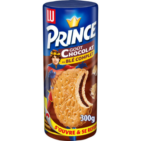 Lu Prince Biscuits fourrés au Chocolat Blé Complet 300g