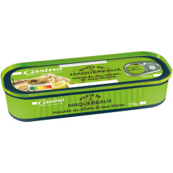 Casino Filets De Maquereaux - Olive Citron - 176G