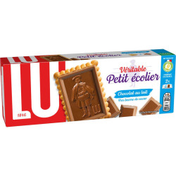 Lu Petit Écolier Petit Beurre Biscuits nappés de Chocolat au Lait 150g
