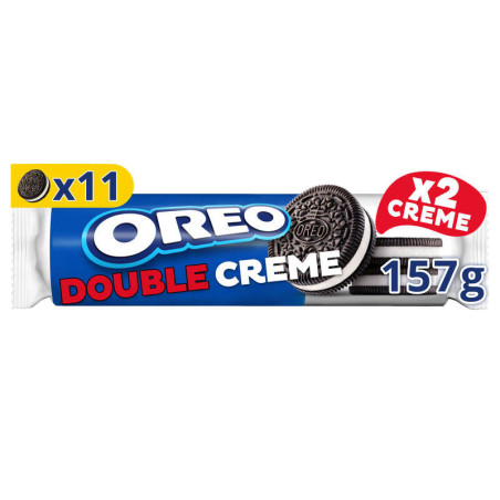 Oreo Biscuits Double Crème fourrés à la Vanille 157g