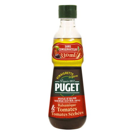 Puget Vinaigrette Légère Balsamique Tomates Séchées 330ml