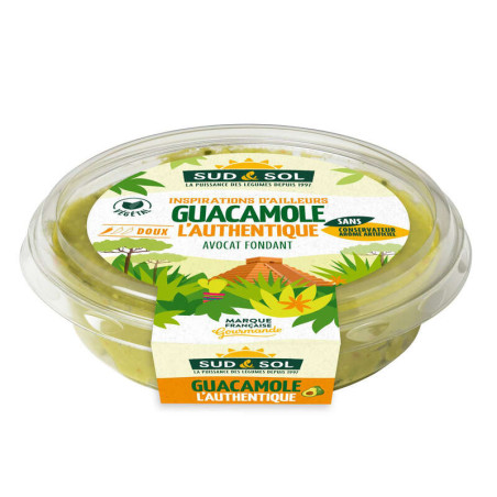 Sud&Sol Guacamole Avocat & Piment doux 170g