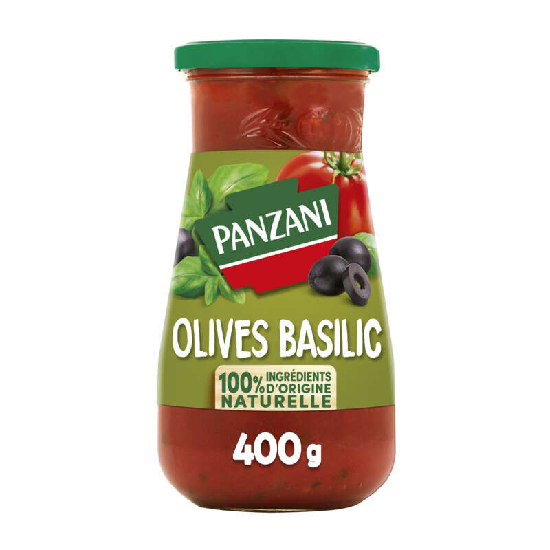 Panzani Sauce Olives et basilic 400g