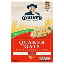 Quaker Oats Flocons d'Avoine Complète 550g