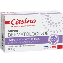 Casino Savon Dermatologique à l’Huile d’Amande douce 100g