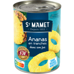 St Mamet Ananas Tranche 345g