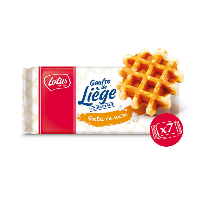 Lotus Gaufres De Liège Aux Perles De Sucre 7x45g