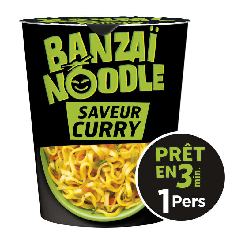 Banzaï Noodle Saveur Curry 67g