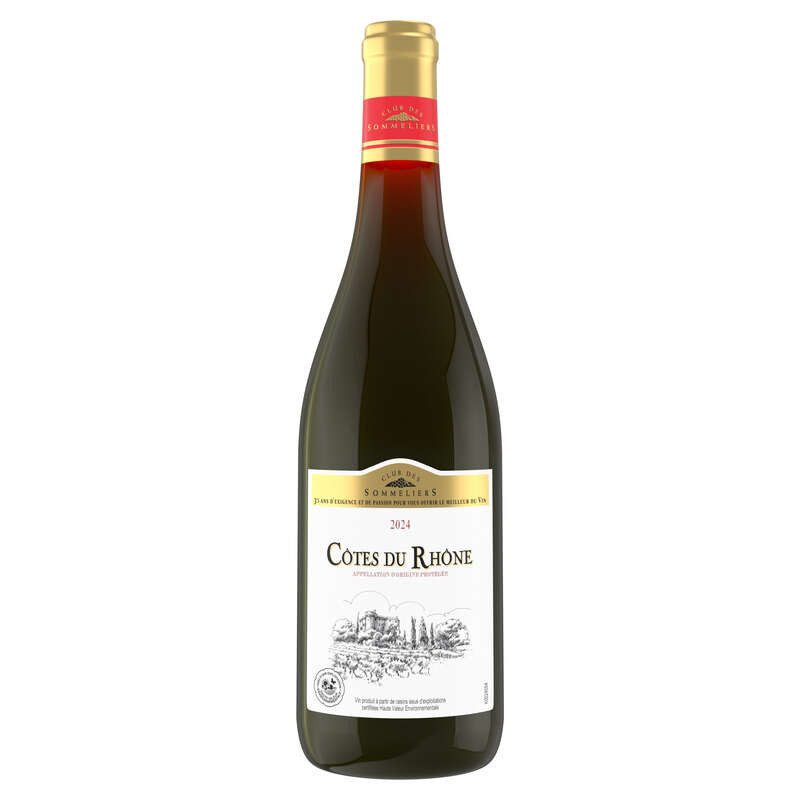 Club des Sommeliers Côtes du Rhône Rouge 75cl