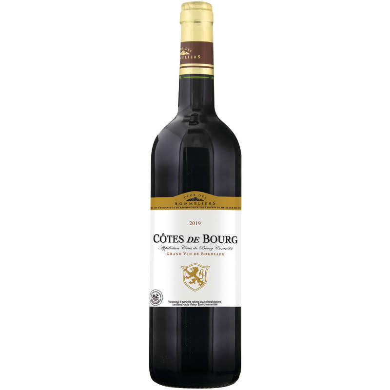 Club Des Sommeliers Côtes de Bourg - Bordeaux - Vin rouge - 75cl