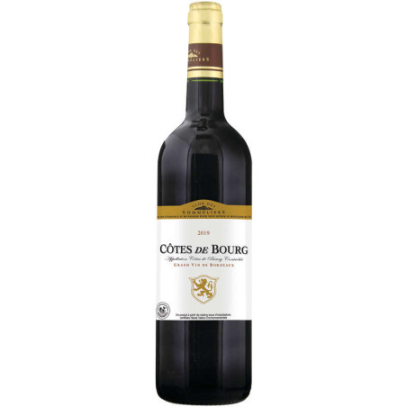 Club Des Sommeliers Côtes de Bourg - Bordeaux - Vin rouge - 75cl