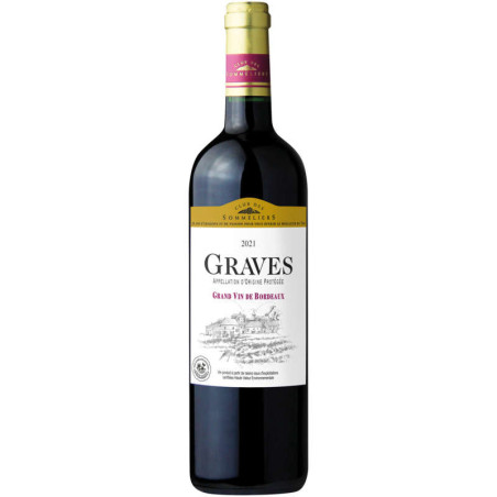 Club Des Sommeliers Graves Hve Rouge 75 cl