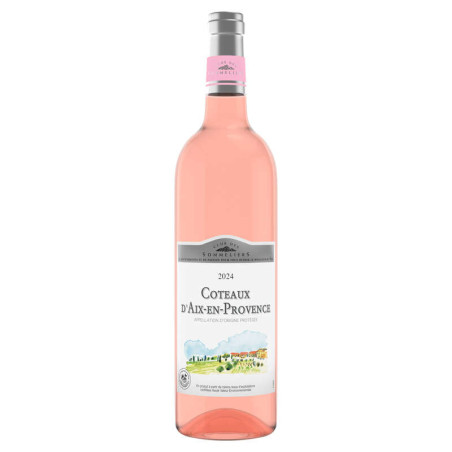Club des sommeliers Coteaux aix-en-provence rosé 75cl