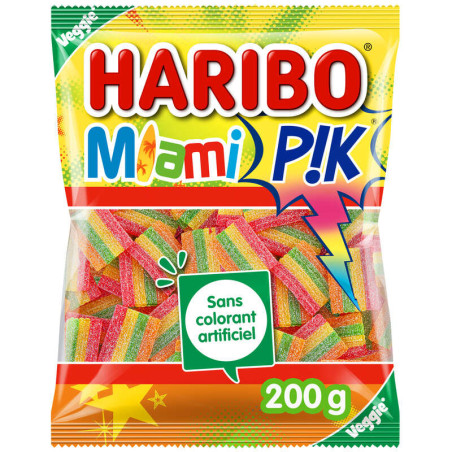 Haribo Bonbons Miami Pik Convient Aux Végétariens 200g