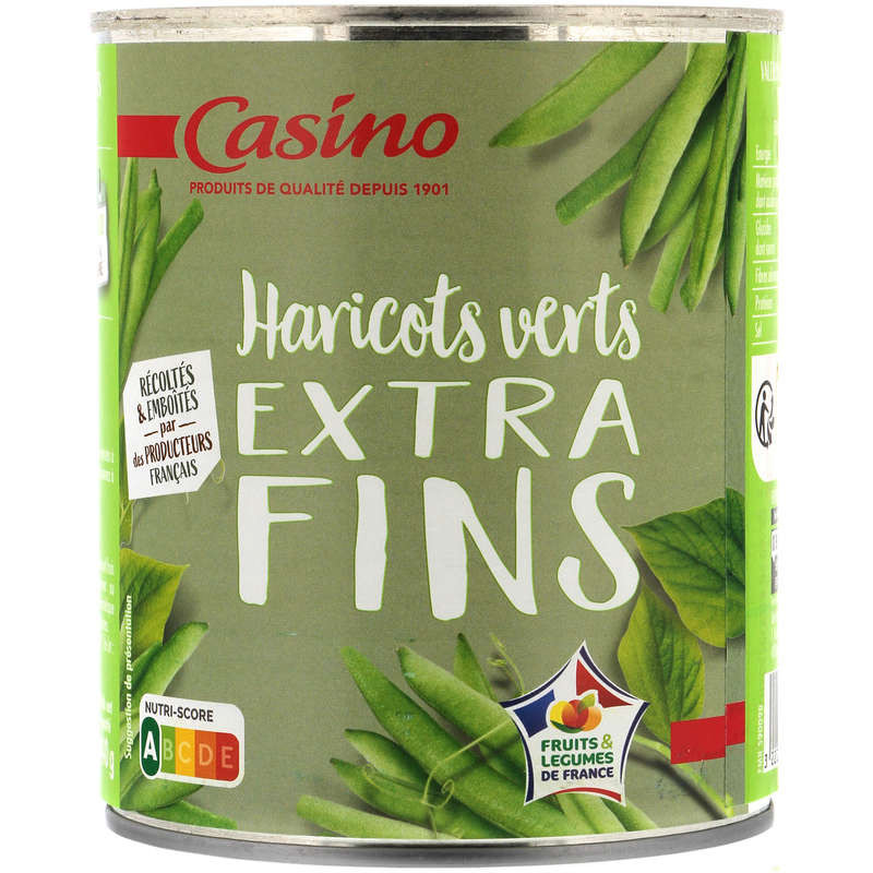 Casino Haricots Verts Extras Fins - 440g