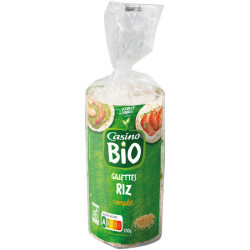 Casino Bio Galettes - Riz complet - Biologique - 115g