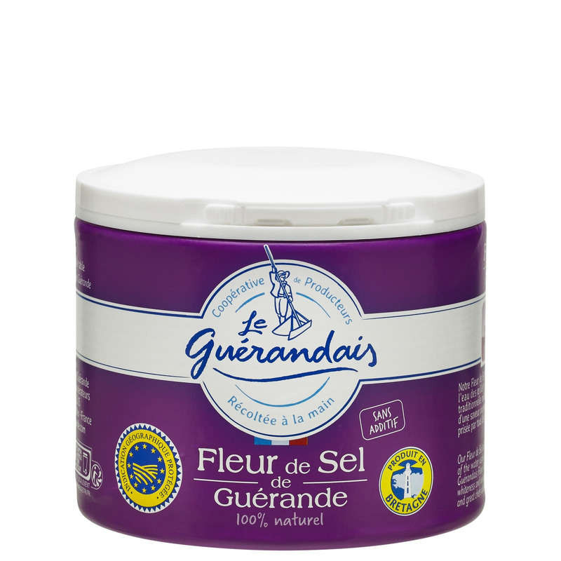 Le Guérandais Fleur de sel sans additif 125g