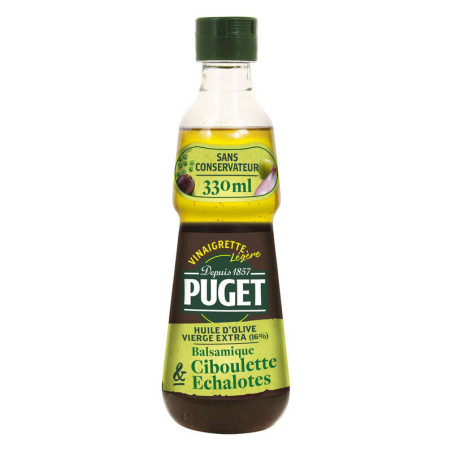 Puget Vinaigrette Légère À L'Huile D'Olive Vierge Extra 330ml