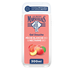 Le Petit Marseillais Gel douche extra doux Pêche blanche et nectarine Bio 300ml