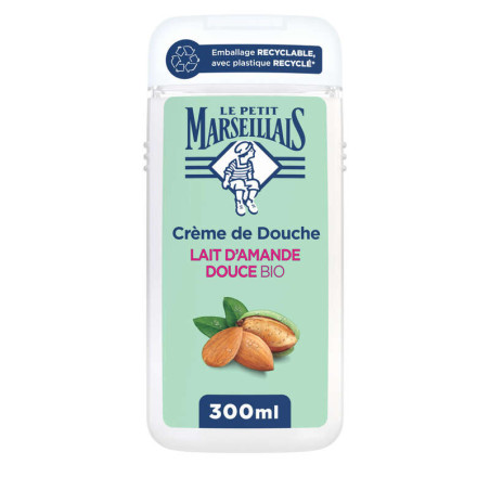 Le Petit Marseillais Crème de douche extra doux Lait d’amande douce Bio 300ml