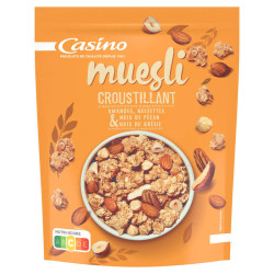 Casino Muesli croustillant noix noisettes - 500g
