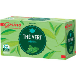 Casino Thé vert - Menthe - 25 sachets - 40g