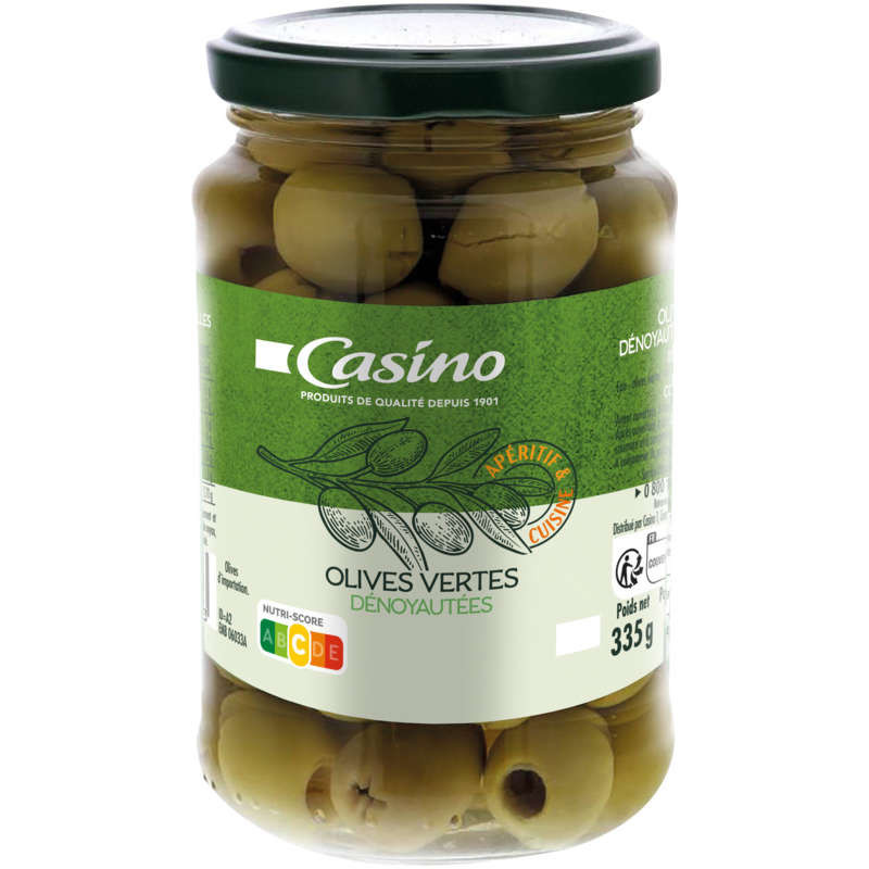 Casino Olives vertes - Dénoyautées - 160g