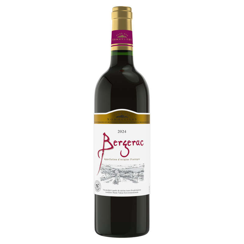 Club Des Sommeliers Bergerac vin rouge 75cl