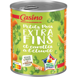 Casino Petits pois carottes extra-fins - 265g
