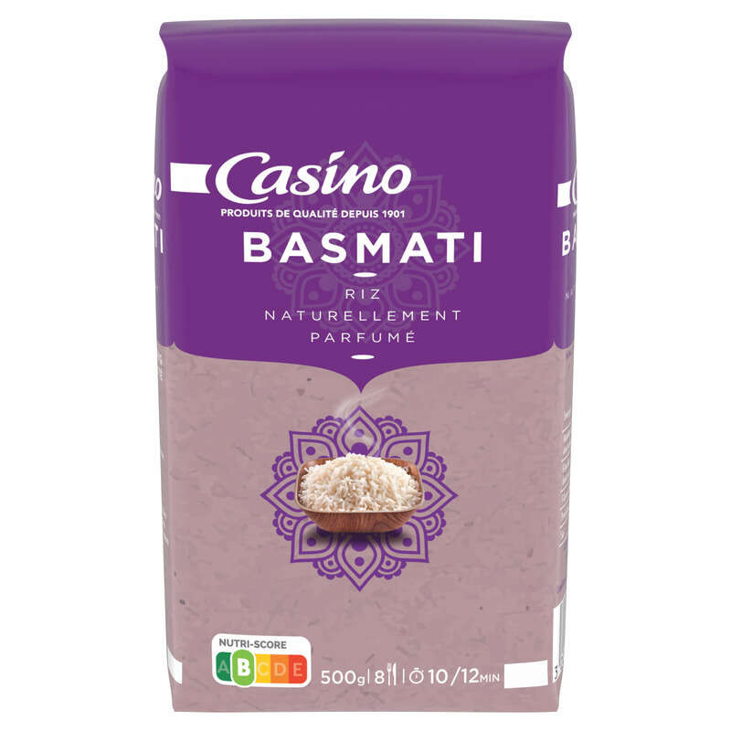 Casino Riz - Basmati - Naturellement parfumé - 500g