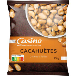Casino Cacahuètes grillées à sec - Salé - 250g