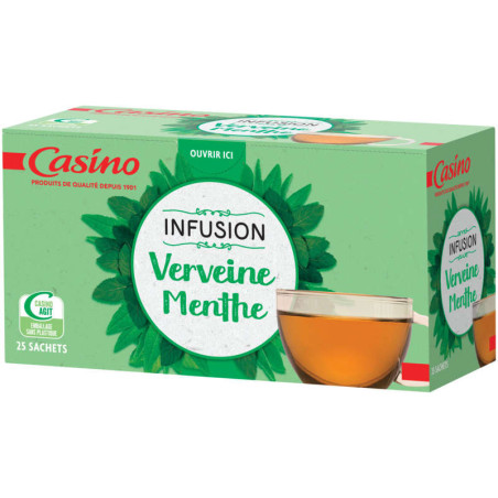 Casino Infusion - Verveine menthe - 25 sachets - 35g