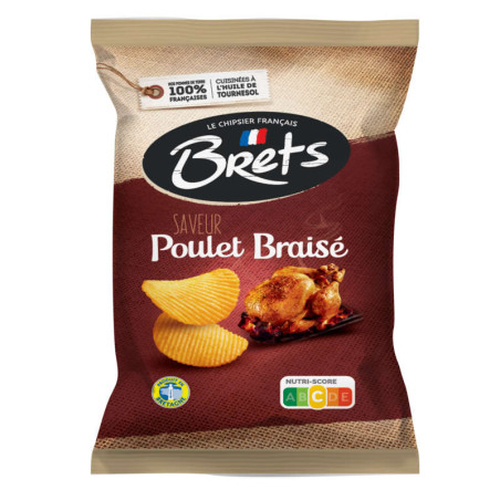 Bret's Chips Saveur Poulet braisé 125g